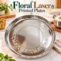 Floral Laser Printed Plates