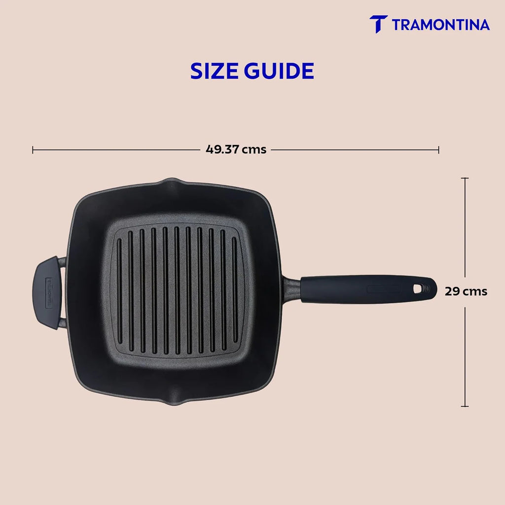 Tramontina Cast Iron Grill Pan 27cm