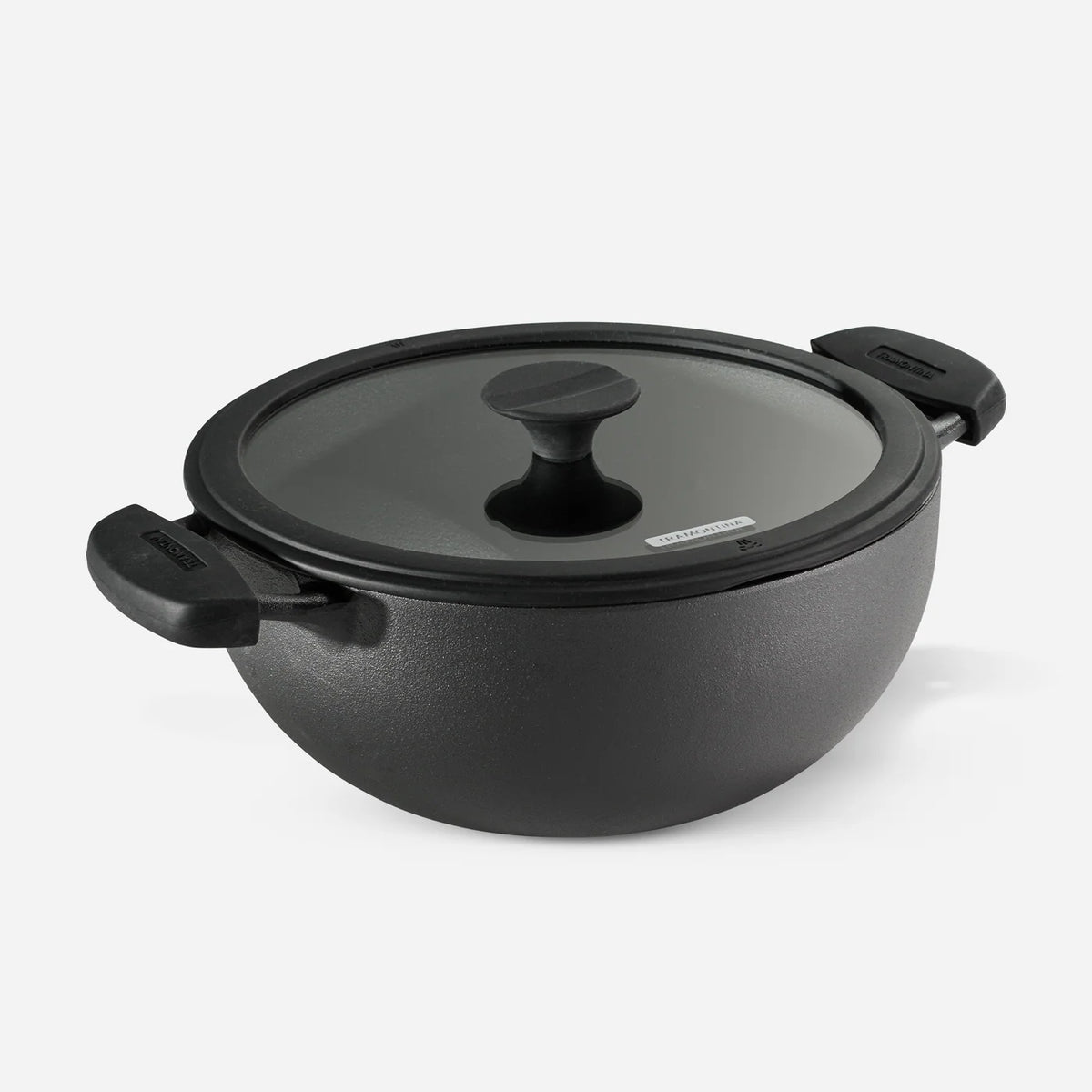 Cast Iron Deep Kadai + Glass lid