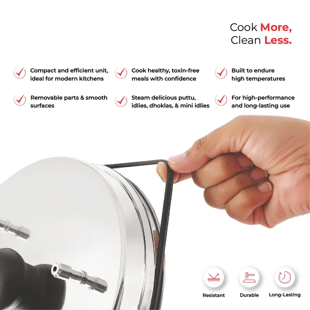 JVL - 2 in 1 Puttu Maker