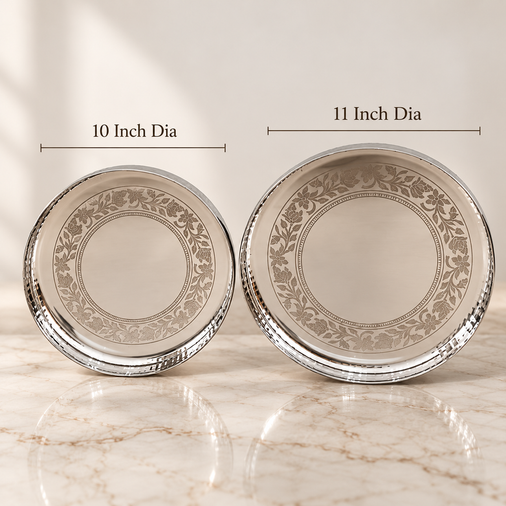 Floral Laser Printed Plates