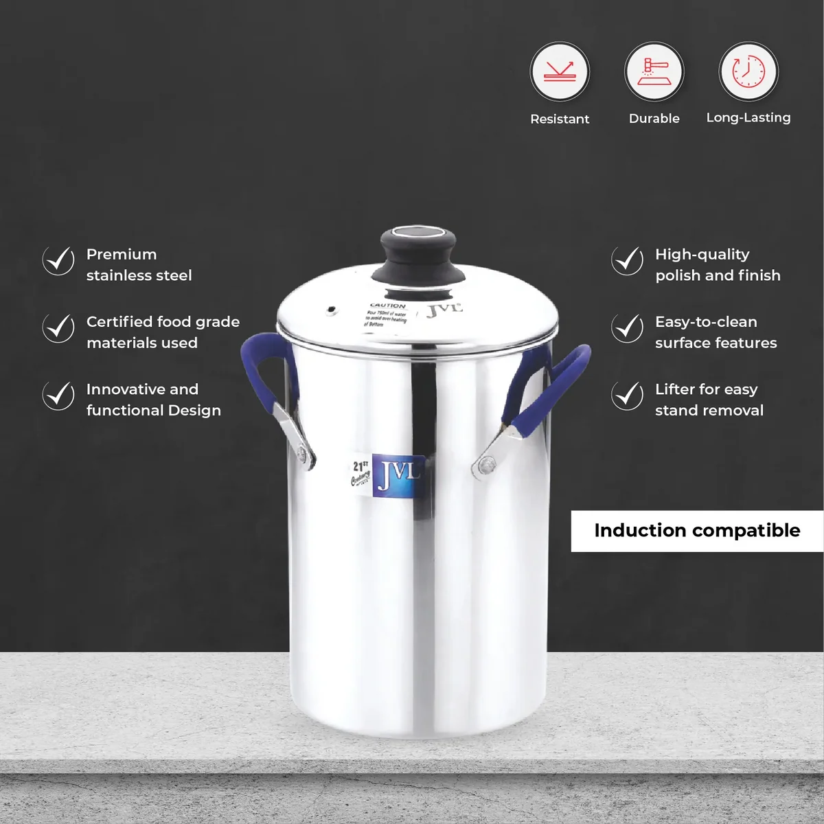 JVL - Compact Thattu Idli Maker