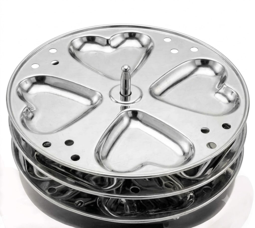 Shapes Idli Plates ( Heart, Traingle, Square )