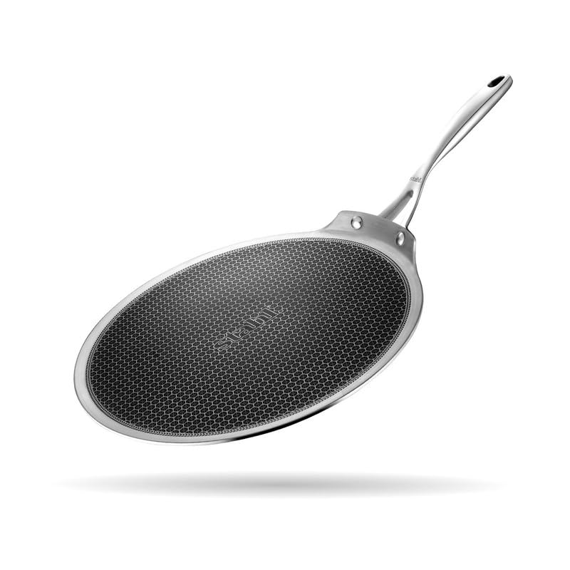 Triply Hexaridge Tawa Series - (Flat Dosa Tawa)