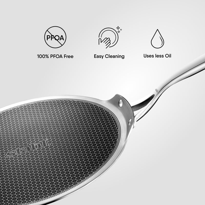 Triply Hexaridge Tawa Series - (Flat Dosa Tawa)
