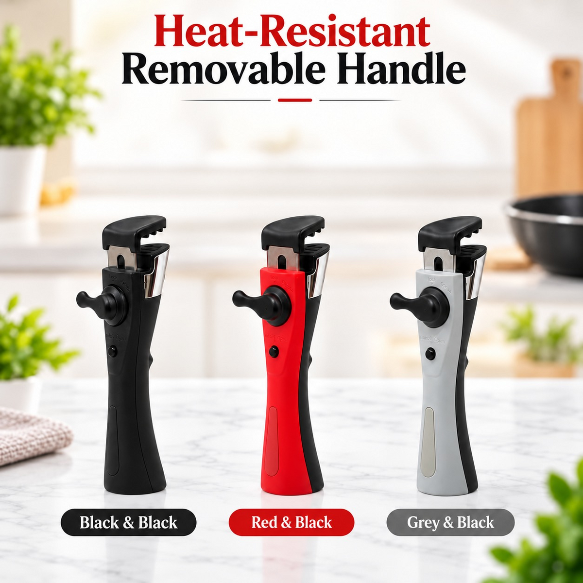 Heat-Resistant Removable Handle