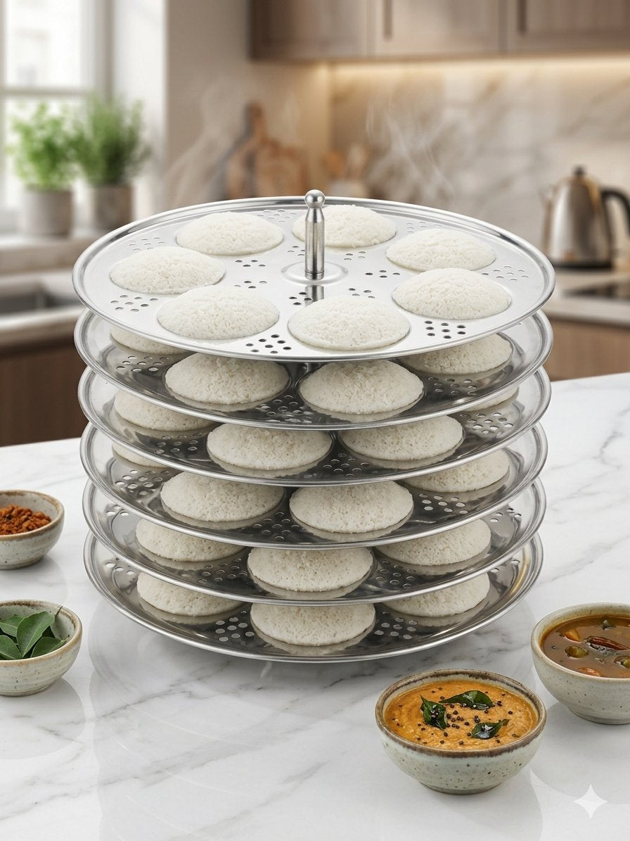 Deluxe Mini idli Plate - (20cm Dia)