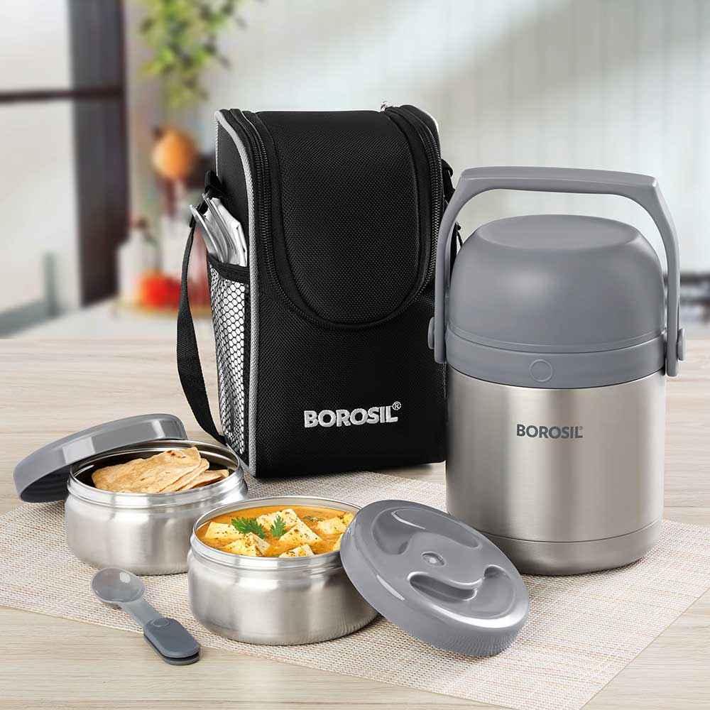 Borosil 2 Containers- Hot N Fresh Lunch