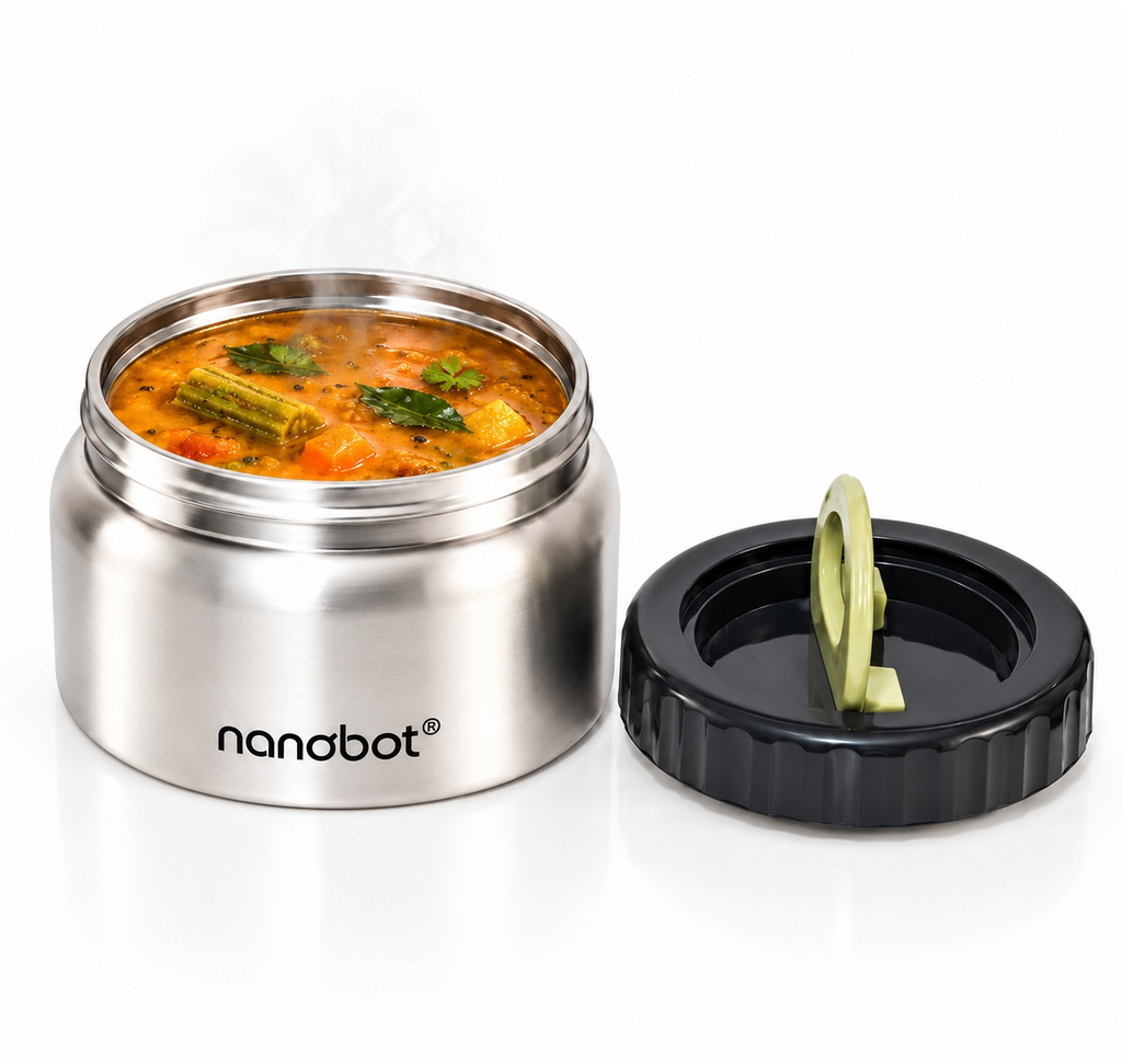 Vacuum Insulated Lunch ( Single Container + Extra lid )