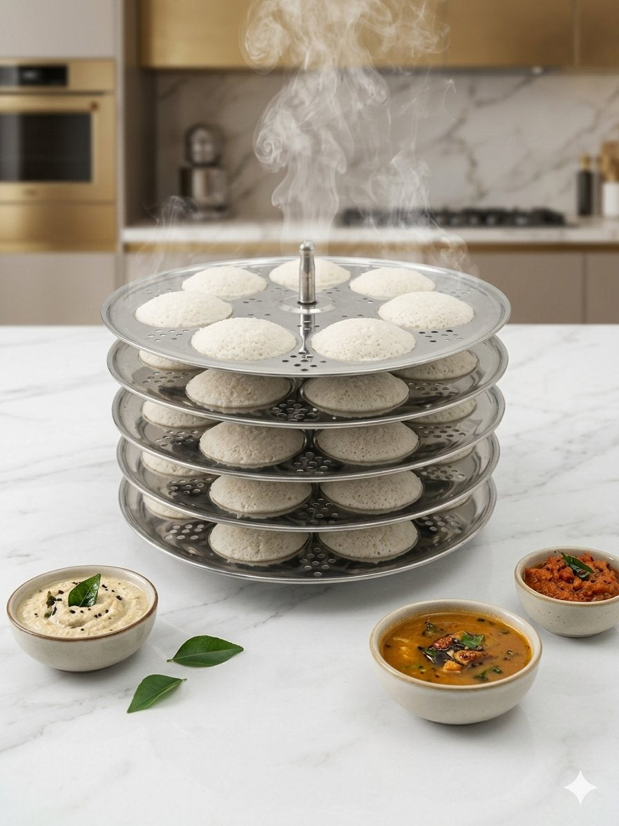 Deluxe Mini idli Plate - (20cm Dia)