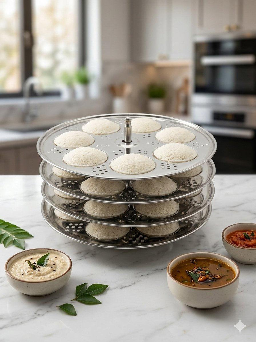 Deluxe Mini idli Plate - (20cm Dia)