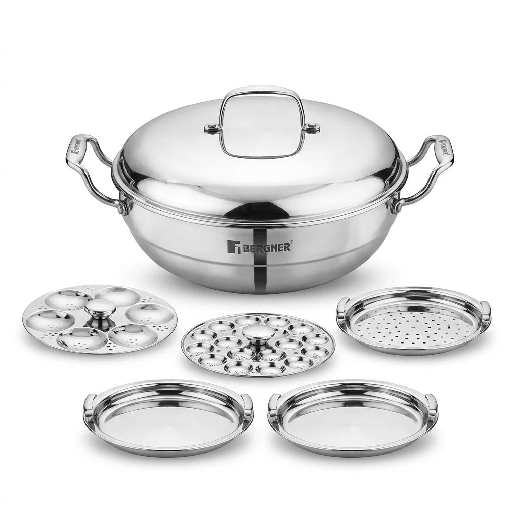 Bergner Triply Multi-Kadai Argent series