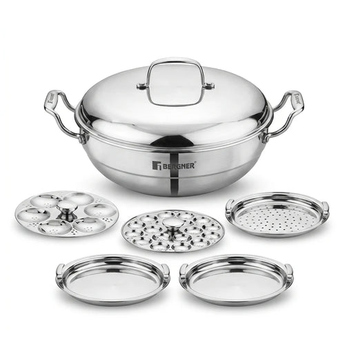 Bergner Triply Multi-Kadai Argent series