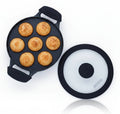 Tramontina Cast Iron Paniyarakkal + Glass Lid