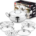 Bergner Triply Multi-Kadai Argent series