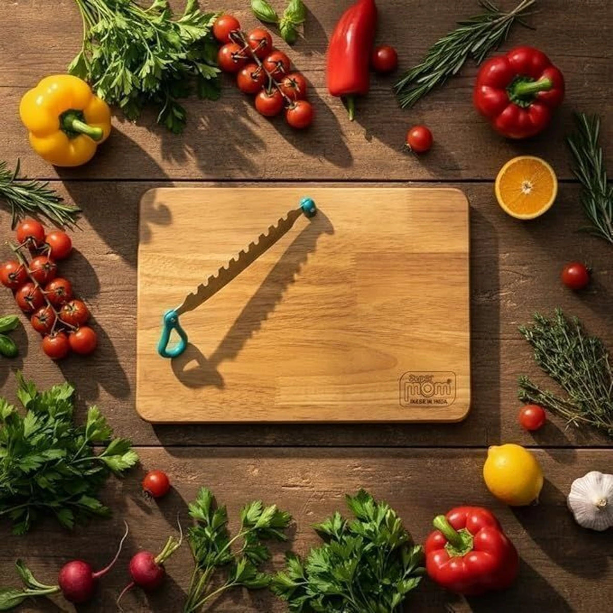 Wooden Chopping Board + Blade attachment