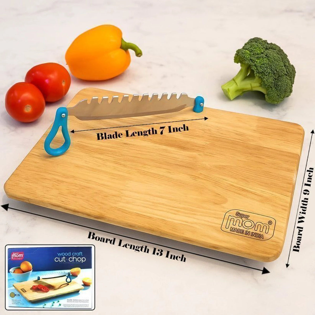 Wooden Chopping Board + Blade attachment